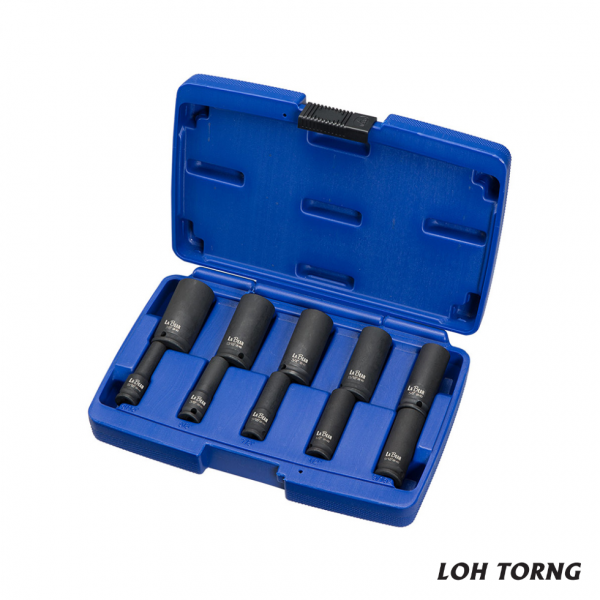 10pcs 3/8″ Dr. SAE Deep Impact Socket Set_LB-01098 - 陸同五金